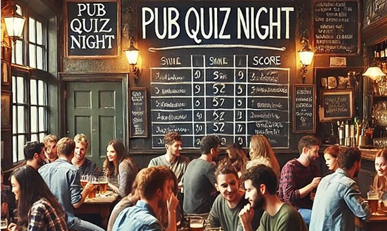 Pub Quiz at Bartons Mill in Basingstoke